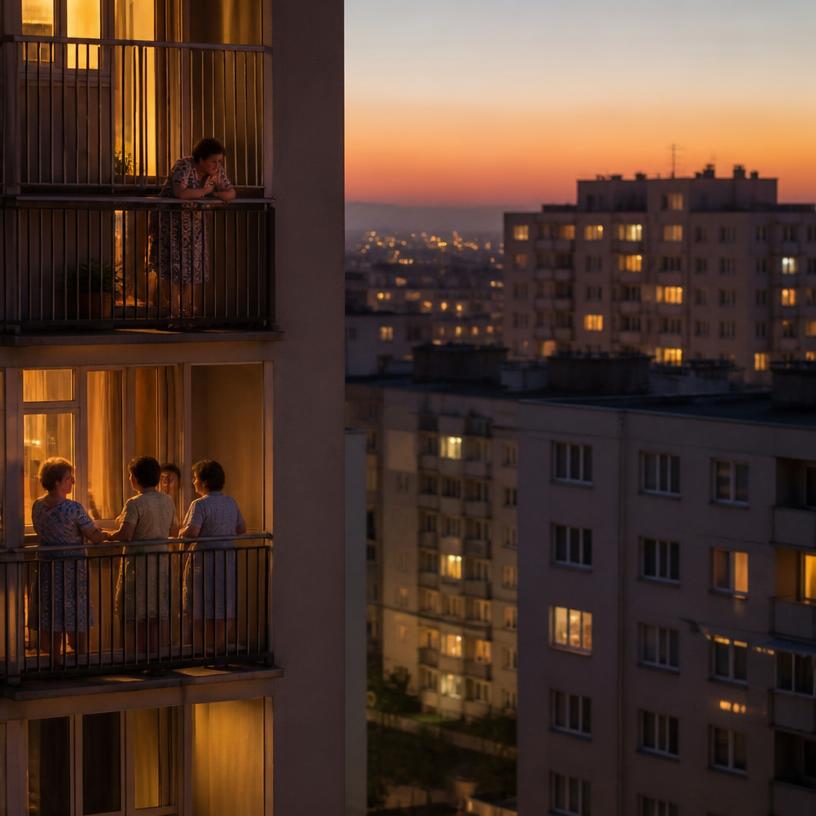 Bloki, neon i plotki PRL