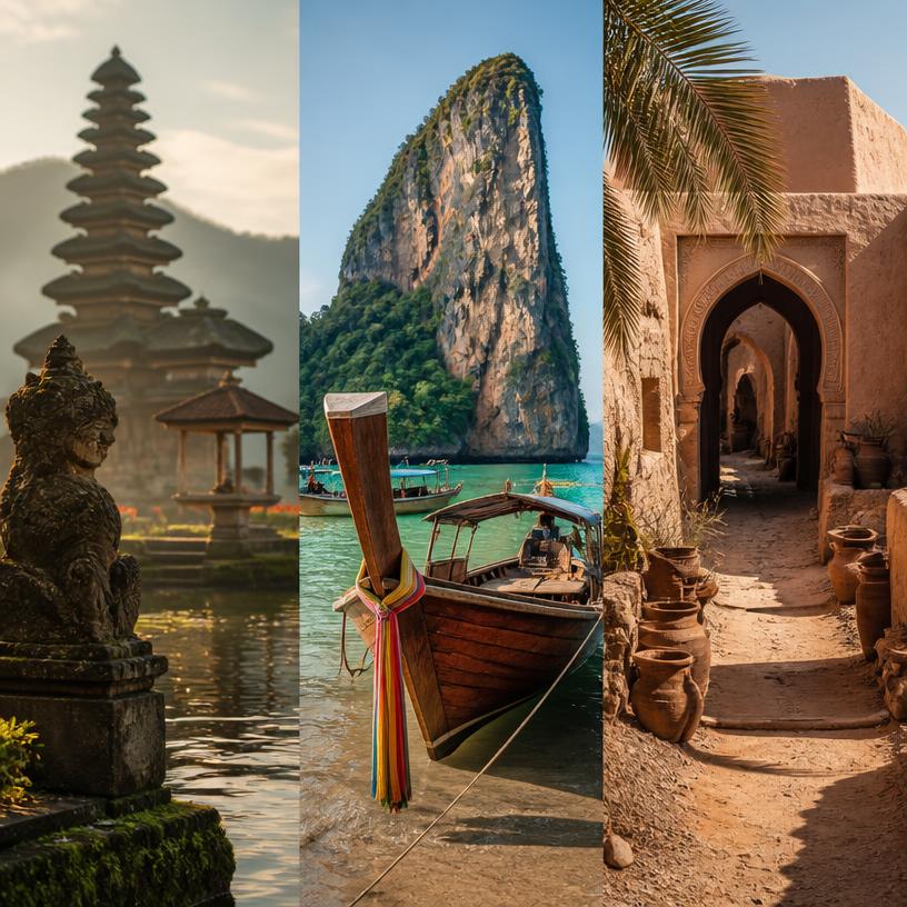 Nostalgicznie: Bali, Tajlandia, Maroko