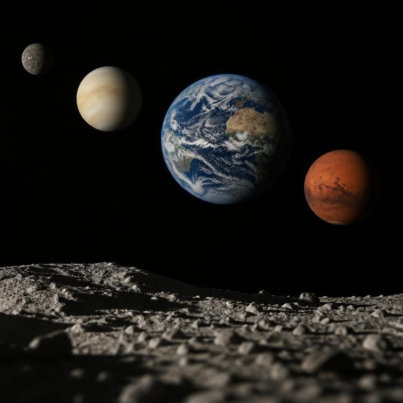 Merkury, Wenus, Ziemia, Mars: Ekspert